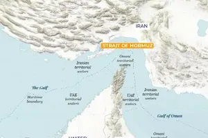 霍尔木兹海峡——重要航道。