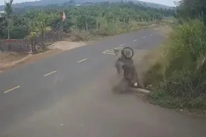 交通事故现场（图片截自视频）