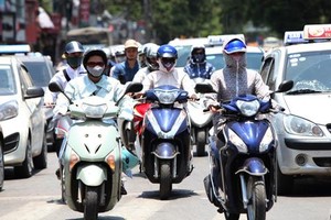 据预报，北部和中部今天进入高温天气高峰期。图源：越通社