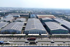 胡志明市VSIP工业园区。