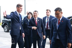 当地时间2026年6月17日上午，政府总理黎明兴在俄罗斯联邦鞑靼斯坦共和国喀山市出席俄罗斯—东盟企业讨论开幕式。