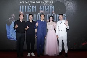 越南与韩国合作拍摄的电影项目《最后一颗子弹》正式亮相。图自越通社 
