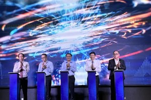 2026-2030年中小企业数字化转型方案的实施计划启动仪式。图自sggp.org.vn 