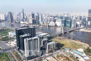 守添半岛国际金融中心核心区。图：鸿达/越通社。 