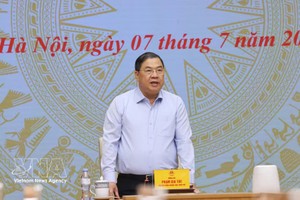 政府常务副总理、国家打击走私、商业诈骗和假冒商品指委会（389号国家指委会）主任范家足。图源：越通社
