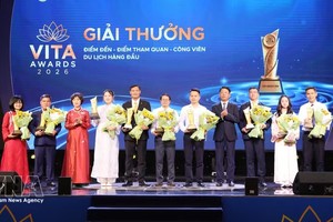 越南旅游协会首届行业奖颁出 106个奖项揭晓。