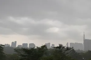  胡志明市即将迎来新一轮降雨。示意图