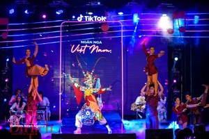 TikTok配合开展“吟唱越南”活动，积极在数字平台上弘扬越南文化特色并推广越南旅游形象。图自胡志明市旅游厅 