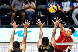 越南男排首夺SEA V.Cup冠军。 图片来源：SAVA 