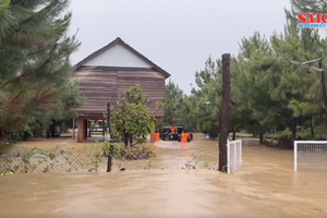 强降雨致保禄严重受淹 数十户居民须迁移