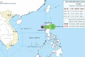 3号台风移动路径。图：KTTV