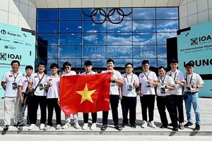 越南代表队在2026年国际人工智能奥林匹克竞赛中喜获7枚奖牌。