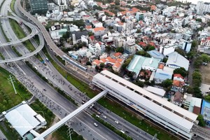附图：胡志明市地铁系统。