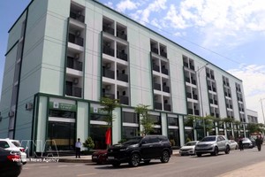 位于莲河泰工业园的租赁住宿项目中的A1号楼已投入运营。