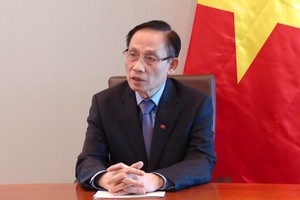党中央政治局委员、外交部长黎怀忠。外交部供图