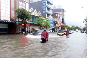 中部地区出现大雨。