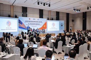 第九届越美商务峰会现场。