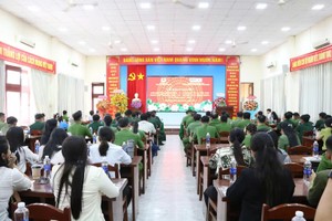 2027年亚太经合组织会议安保、医疗和应急处置培训班开班仪式现场。图自congan.angiang.gov.vn