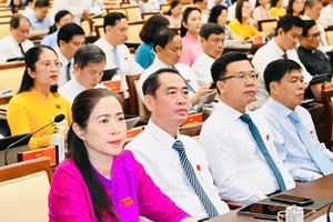 出席会议的代表。图：越勇
