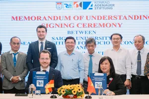 Viện RISE và Viện KAS ký kết hợp tác trên nhiều lĩnh vực. Ảnh: THANH HÙNG