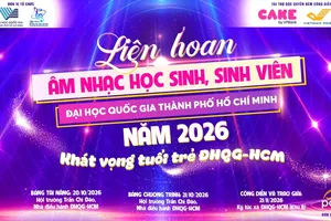 Chương trình Liên hoan âm nhạc học sinh, sinh viên năm 2026 của ĐHQG TPHCM