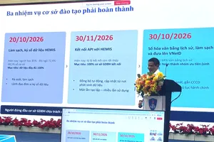 Hệ thống đại học chạy đua hoàn thành chuẩn hóa dữ liệu 