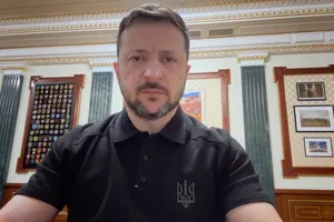 Ông Volodymyr Zelensky điện đàm với Tổng thống Mỹ Donald Trump. Ảnh: PRESIDENTIAL OFFICE 