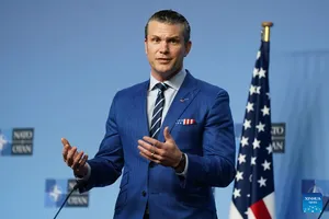 Bộ trưởng Quốc phòng Mỹ Pete Hegseth. Ảnh: XINHUA 