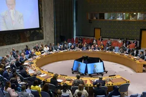 Hội đồng Bảo an Liên hợp quốc họp khẩn để thảo luận về các diễn biến leo thang căng thẳng tại Iran. Ảnh: UN NEWS