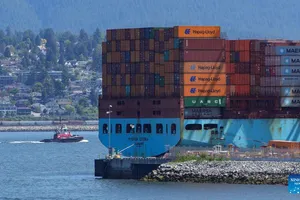 Cảng Vancouver ở Canada. Ảnh: XINHUA 