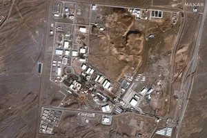 Cơ sở hạt nhân Natanz của Iran. Ảnh: MAXAR/CHINA DAILY 