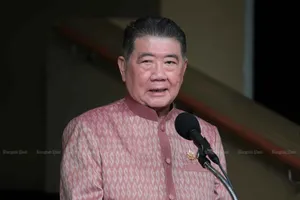 Thủ tướng lâm thời Thái Lan Phumtham Wechayachai. Ảnh: Bangkok Post 