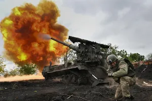 Quân đội Nga tham chiến tại Krasnoarmeysk, Ukraine. Ảnh: SPUTNIK 