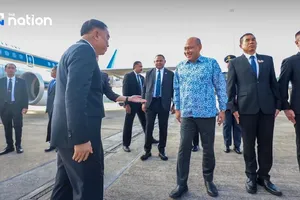 Phái đoàn của Thái Lan đến Malaysia dự họp Ủy ban Biên giới chung cấp Bộ trưởng Quốc phòng với Campuchia. Ảnh: NATION 