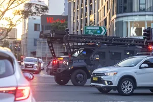 Cảnh sát Australia phong tỏa hiện trường vụ xả súng. Ảnh: SYDNEY MORNING HERALD 