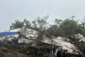 Hiện trường vụ tai nạn máy bay Colombia tại vùng Đông Bắc Colombia. Ảnh: AERONÁUTICA CIVIL COLOMBIA.