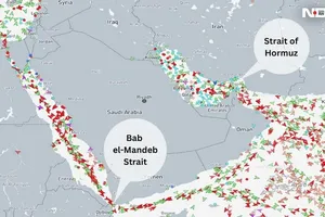 Tuyến hàng hải eo biển Hormuz là huyết mạch chính cho vận tải dầu mỏ và khí đốt tự nhiên toàn cầu. Ảnh: NDTV