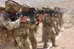 Quân đội Mỹ tham gia huấn luyện tại Trung Đông. Ảnh: CENTCOM 