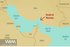 Bản đồ eo biển Hormuz. Ảnh: WANA 