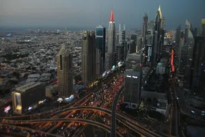 Thành phố Dubai, UAE. Ảnh: XINHUA 
