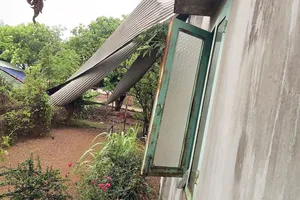 Bình Phước: Mưa lớn kèm lốc xoáy gây thiệt hại hàng tỷ đồng