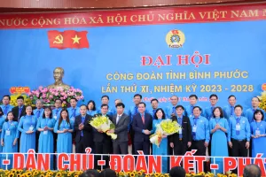 Bà Nguyễn Thị Hương Giang tái đắc cử Chủ tịch LĐLĐ tỉnh Bình Phước nhiệm kỳ mới