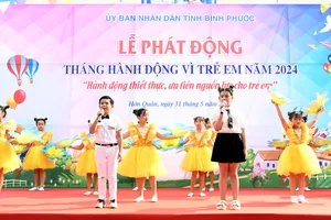 Bình Phước: Phát động Tháng hành động vì trẻ em 