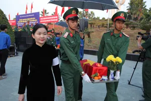 Bình Phước: Truy điệu, an táng hài cốt liệt sĩ Quân tình nguyện Việt Nam hy sinh ở Campuchia 
