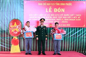 Bình Phước đón 80 hài cốt liệt sĩ hy sinh tại Campuchia về nước