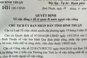 Bí thư Tỉnh ủy Bình Thuận lên tiếng vụ đoàn công tác đến Đức bằng tiền doanh nghiệp