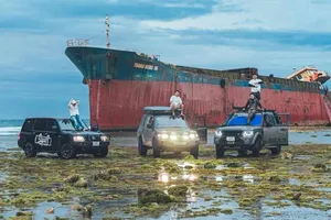 Ninh Thuận: Kiểm tra, xử lý nghiêm nhóm du khách điều khiển ô tô "cày nát" bãi rêu 