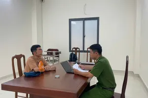 Công an tỉnh Khánh Hòa từng làm việc với ông N.Q.H., người đứng đơn tố giác bà H. có hành vi trục lợi tiền từ thiện. Ảnh: Công an Khánh Hòa