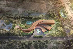 Phối cảnh Bảo tàng Trường Sa. Đồ họa: Huni Architectes