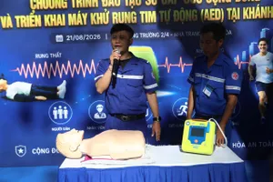 Khánh Hòa sẽ lắp đặt 80 máy khử rung tim tự động (AED) tại các địa điểm công cộng